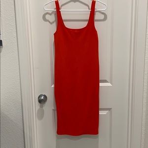 Red Body Con Dress